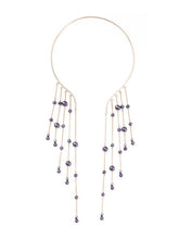 Load image into Gallery viewer, Tassel Pendant Cuff Choker Waterfall Necklace