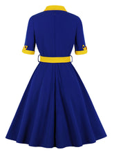 Load image into Gallery viewer, Dark Green Swing Vintage 1950S Dress