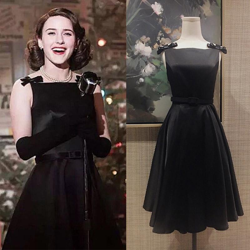 The Marvelous Mrs.Maisel Costume Dress Same Style Little Black Dress Black / L The Marvelous Mrs.Maisel Costume Dress Same Style Little Black Dress Black / L
