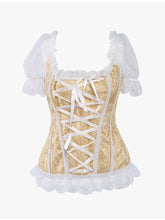 Load image into Gallery viewer, Women Black Corset 2019 Top Off The Shoulder Lace Up Waist Trainer