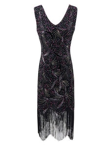 1920S Sequined Flapper Dress