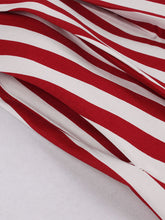 Load image into Gallery viewer, Green and Black Stripe With Pockets 50S Halloween Dress