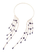 Load image into Gallery viewer, Tassel Pendant Cuff Choker Waterfall Necklace