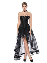 Load image into Gallery viewer, Gothic Costume Halloween Strapless Asymmetrical Skirt And Corset