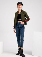 Load image into Gallery viewer, Women's Pilot Style Jacket Street Daily Fall Winter Casual Solid Color Stand Collar Sporty Jacket