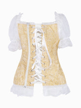 Load image into Gallery viewer, Women Black Corset 2019 Top Off The Shoulder Lace Up Waist Trainer