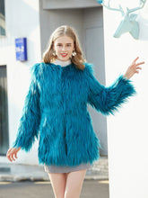 Load image into Gallery viewer, Faux Fur Coat Women Long Sleeve Oversized Winter Coat