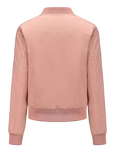 Load image into Gallery viewer, Women's Pilot Style Jacket Daily Zippered Fall Winter Casual Solid Color Stand Collar Sporty Jacket