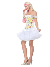 Load image into Gallery viewer, Retro Flower Strapless Corset