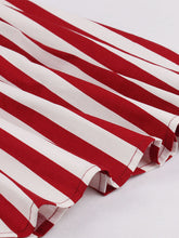 Load image into Gallery viewer, Green and Black Stripe With Pockets 50S Halloween Dress