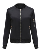 Load image into Gallery viewer, Women's Jacket Street Daily Fall Winter Casual Solid Color Stand Collar Jacket