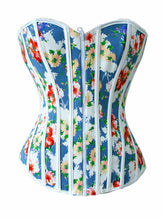 Load image into Gallery viewer, Retro Flower Strapless Corset