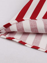 Load image into Gallery viewer, Green and Black Stripe With Pockets 50S Halloween Dress