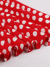 Load image into Gallery viewer, 1950S Vintage Polka Dot Spaghetti Strap Dress