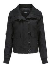 Load image into Gallery viewer, Women's Jacket Street Daily Holiday Fall Winter Turndown Collar Cotton Warm Solid Color Jacket