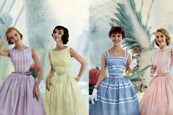 Shop the vintage dresses,shoes,swimwears hats and accessories