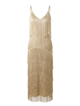 Load image into Gallery viewer, Emerald Green 1920s Gatsby Flapper Maxi Dress
