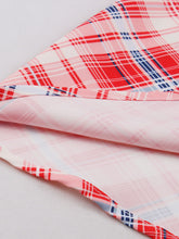 Load image into Gallery viewer, Vintage Red Spaghetti Strap Plaid 1950S Vintage Dress Set