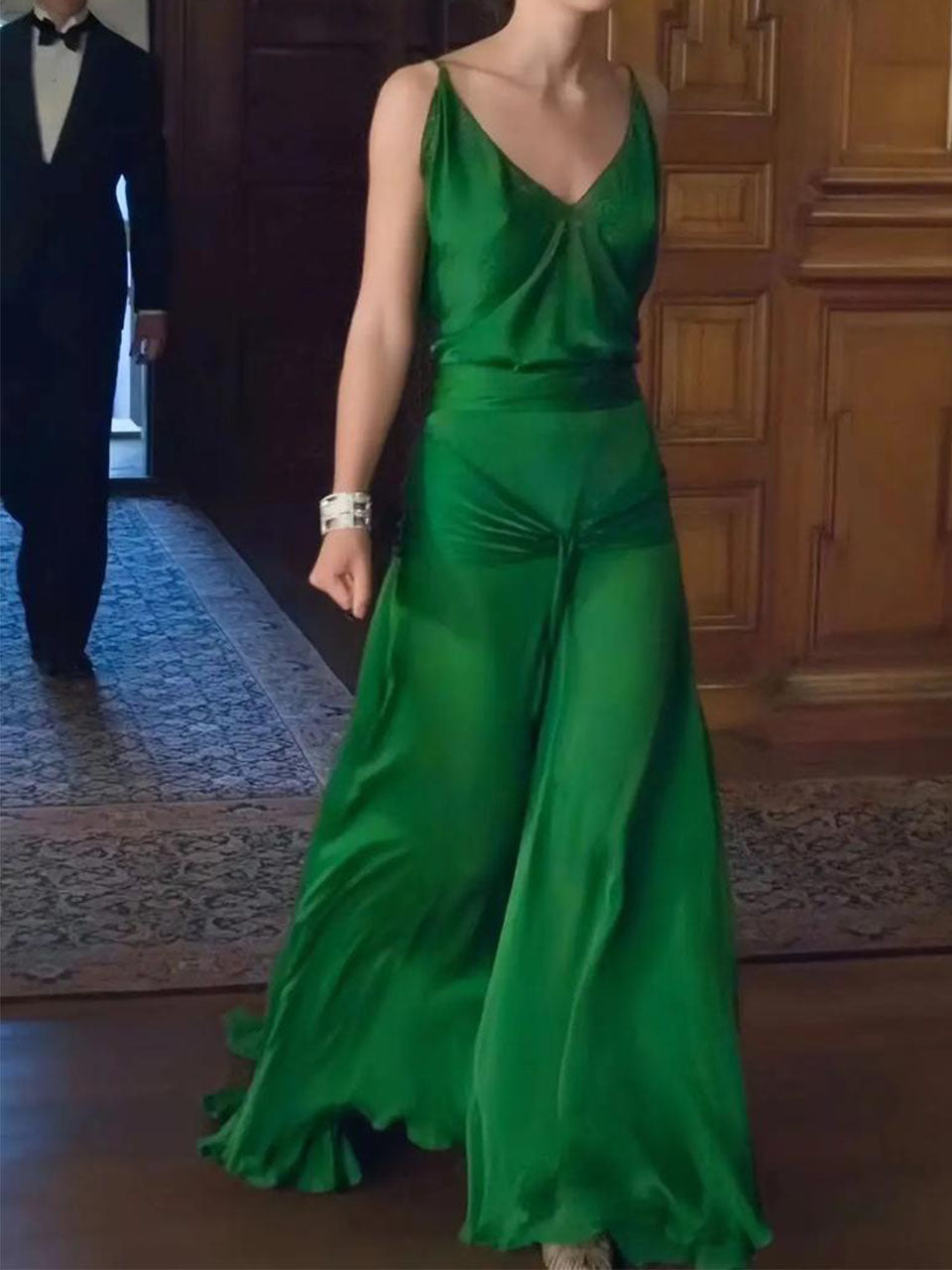 Keira Knightley Same Style Green Vintage Evening Dress in Movie Atonem Jolly Vintage Keira Knightley Same Style Green Vintage Evening Dress in Movie Atonem Jolly Vintage
