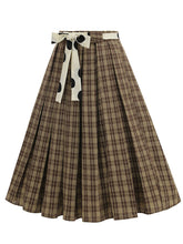 Load image into Gallery viewer, 1950S Yellow High Waist Pleated Swing Vintage Skirt