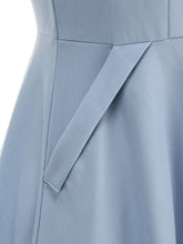 Load image into Gallery viewer, 1950s Vintage Peter Pan Collar Sleeveless Retro Swing Dress