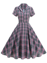 Load image into Gallery viewer, The Ruby Plaid Plaid Shirt Dress