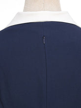 Load image into Gallery viewer, Sweet Navy Sailor Collar Short Sleeve Swing Vintage Dress with Hat Set