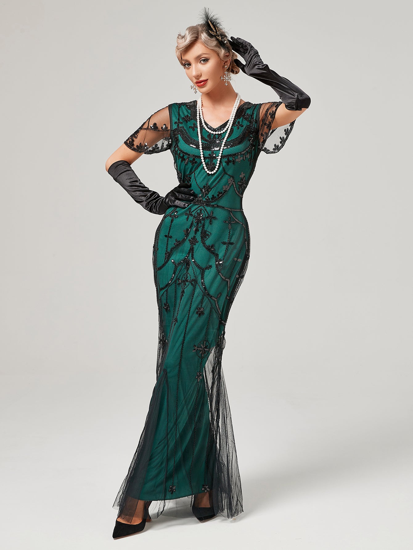 fitted lace wedding dress 1920s Egyptian Flapper Style Dress – Annie's Ibiza Online