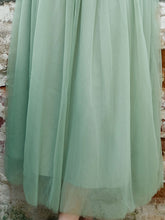 Load image into Gallery viewer, Green Lace Top with Layered Tulle Skirt Enchanted Garden Romantic Vintage Set