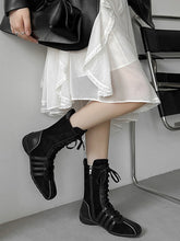 Load image into Gallery viewer, Women&#39;s High Top Sneakers Boxing Shoes Vintage Style