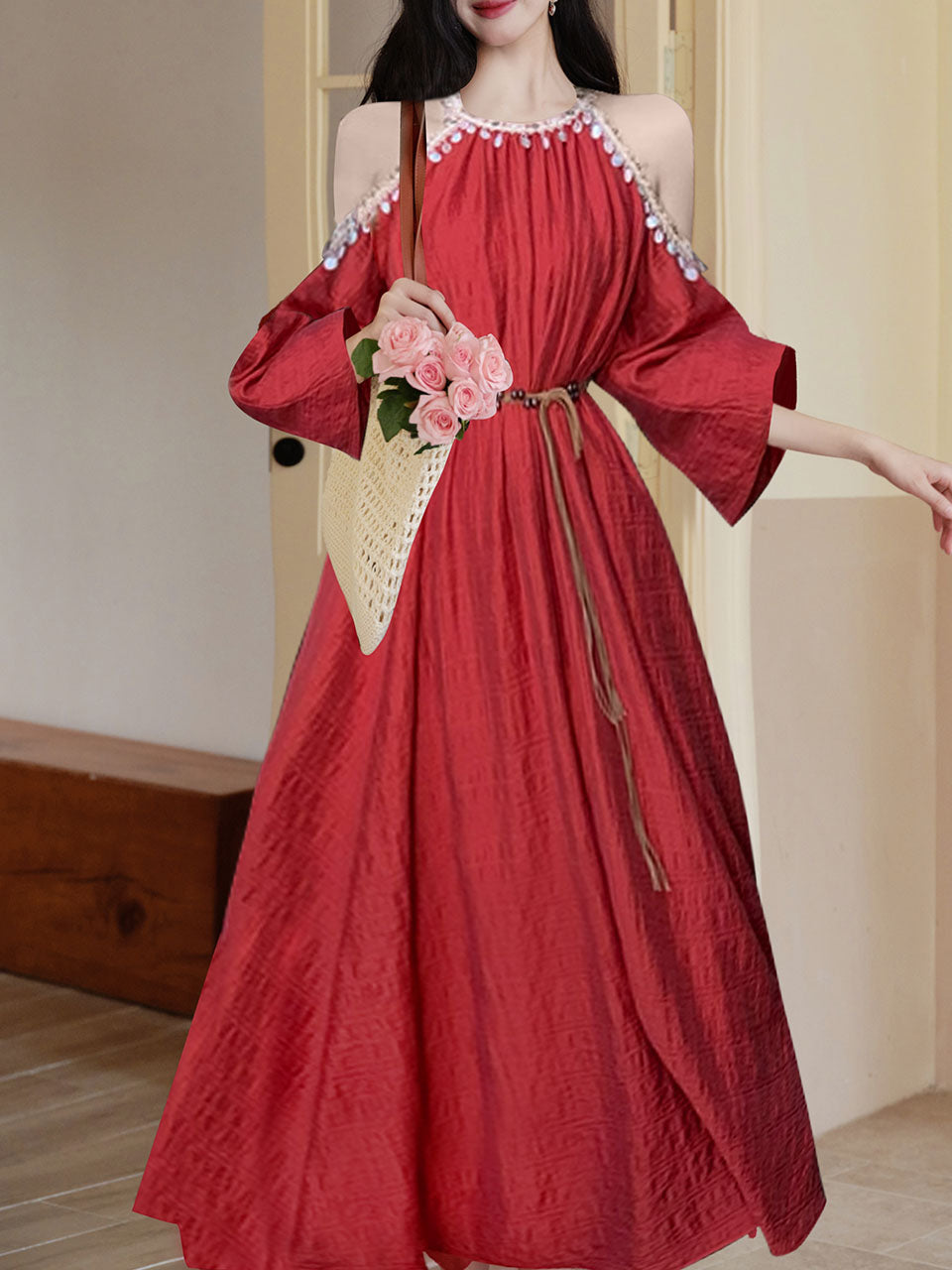 me before you red dress buy Me Before You Movie Style