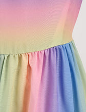 Load image into Gallery viewer, Unicorn Colored Cap Sleeve 1950S Vintage Swing Dress