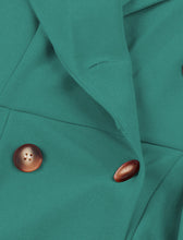 Load image into Gallery viewer, Red Polka Dots V Neck 1950S Vintage Swing Dress With Button
