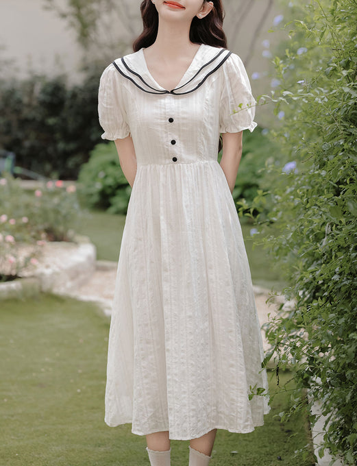 sailor vintage dress Japanese Style Sailor Dress Navy Sailor Dress Set sail in timeless style with this Banned Navy Blue Vintage Sailor Dress