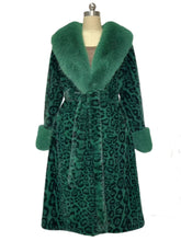 Load image into Gallery viewer, Faux Fur Coat Women Luxury Knee-Length Long Sleeve Maxi Winter Coat with Soft Big Collar