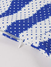 Load image into Gallery viewer, Blue Stripe Sailor Collar Short Sleeve 1950s Vintage Dress