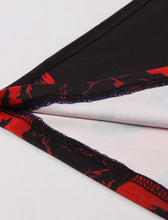 Load image into Gallery viewer, Halloween Strap Floral Print 1950S Vintage Swing Dress