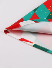 Load image into Gallery viewer, Christmas Green And Red Alice in Wonderland Inspired Playing Card Dress