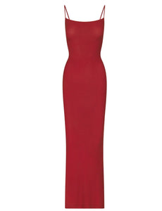 White Spaghetti Strap Bodycon Dress Sexy Comfortable Dress