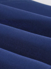 Load image into Gallery viewer, Blue Plaid V Neck 1950s Swing Dress