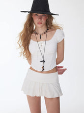 Load image into Gallery viewer, White Western Cowgirl Beach Cover-up Set