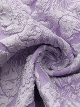 Load image into Gallery viewer, Baby Blue Off Shoulder Oversized Bow Soft Jacquard Maxi Gown with Sheer Mesh Sleeves