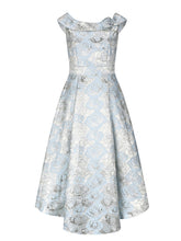 Load image into Gallery viewer, Pink Luxury 3D Rose Jacquard Off The Shoulder 1950s Vintage Party Gown