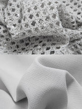 Load image into Gallery viewer, 2PS Grey Long Sleeve Coat With Swing Skirt Suit