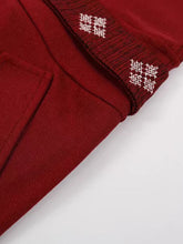 Load image into Gallery viewer, 2PS Burgundy Fair Isle Knit Cape with Long-Sleeve  Sweater Dress