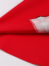 Load image into Gallery viewer, Christmas Red Plaid Square Neck 1950S Vintage Dress