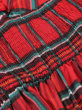 Load image into Gallery viewer, Red Plaid Sleeveless Halter Neck 50S Swing Christmas Dress