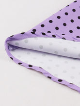 Load image into Gallery viewer, Audrey Hepburn Style Polka Dots 1950s Puff Sleeve Vintage Dress