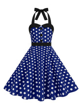 Load image into Gallery viewer, Kids Little Girls' Dress Halter Polka Dots Sleeveless Cotton 1950S Vintage Dress