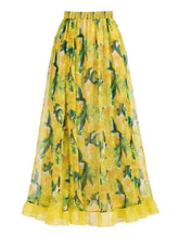 Load image into Gallery viewer, Women's Yellow Lemon Floral Print 3 Piece Bikini Set